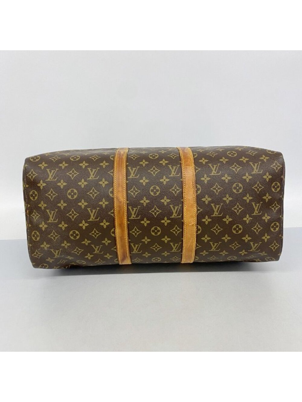 Louis Vuitton Boston Bag Monogram Keepall 50 Brown - Picture 3 of 10